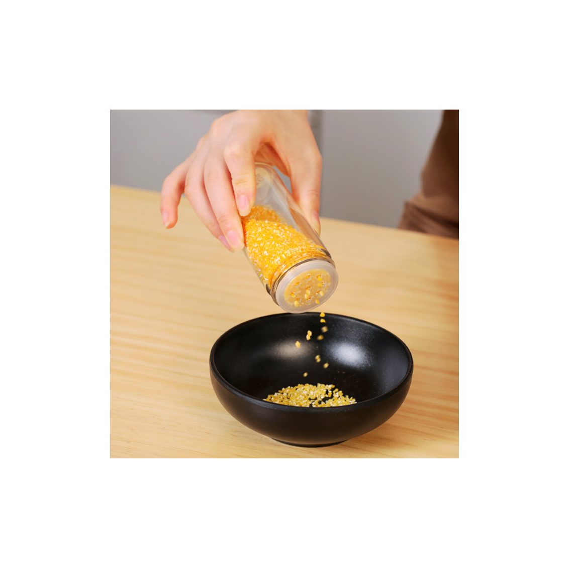 Set 20 recipiente, At Performance, pentru condimente, cu suport inox rotativ, argintiu